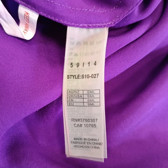 Stella McCartney Clara Whispering Minikleid aus violettem Seidenstoff - Image 5