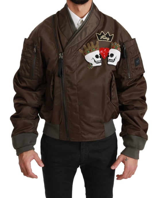 Bomberjacke Skull King Design - Image 1