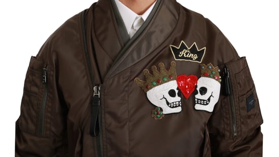 Bomberjacke Skull King Design - Image 4