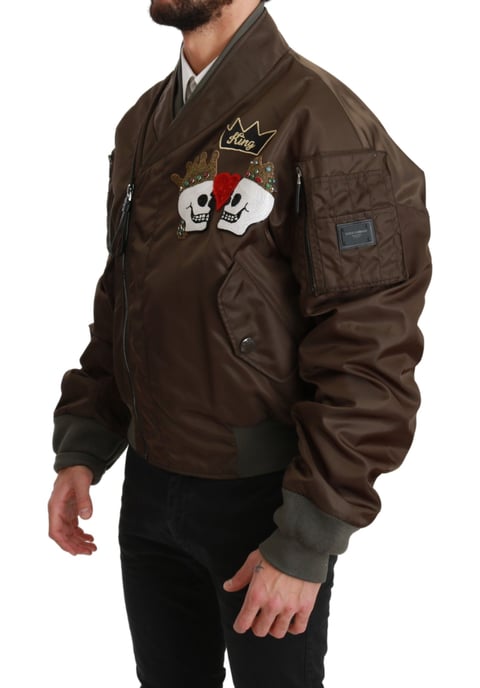 Bomberjacke Skull King Design - Image 5