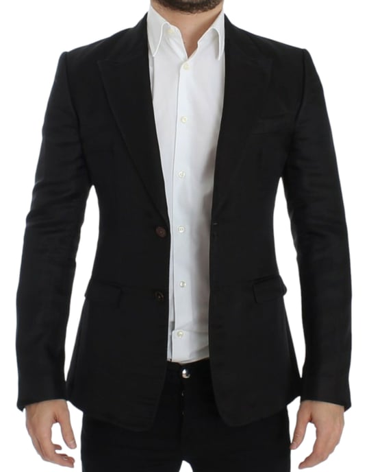Dolce & Gabbana Klassisch geschnittener Blazer - Schwarz - Image 2