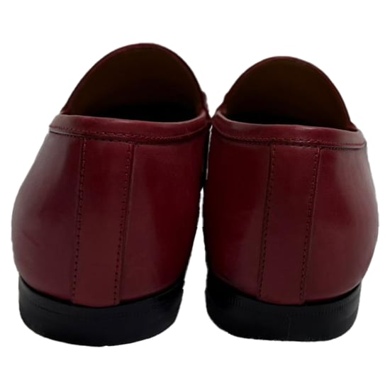 Gucci Jordaan Loafer aus rotem Kalbsleder - Image 3