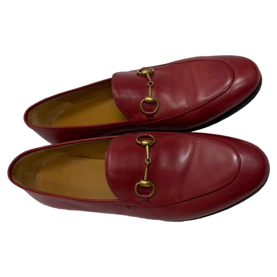 Gucci Jordaan Loafer aus rotem Kalbsleder - Image 5