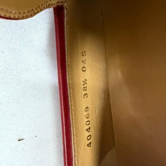 Gucci Jordaan Loafer aus rotem Kalbsleder - Image 6