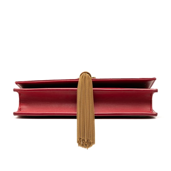 Gebrauchtes Glattes Kalbsleder Monogram Kate Quaste Geldbörse mit Kette - Image 3