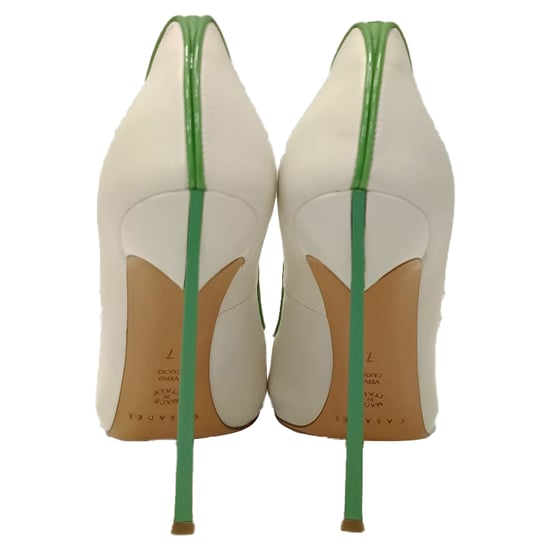 Casadei Blade Heel Pumps aus weißem Kalbsleder - Image 3