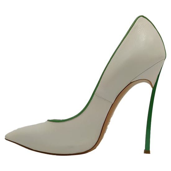 Casadei Blade Heel Pumps aus weißem Kalbsleder - Image 4