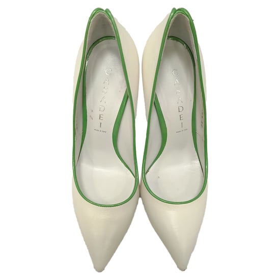 Casadei Blade Heel Pumps aus weißem Kalbsleder - Image 5