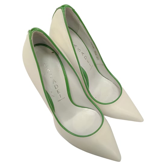 Casadei Blade Heel Pumps aus weißem Kalbsleder - Image 6