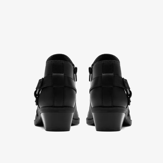 Danyelle Gema Schwarze Ölige Lederstiefel - Image 5