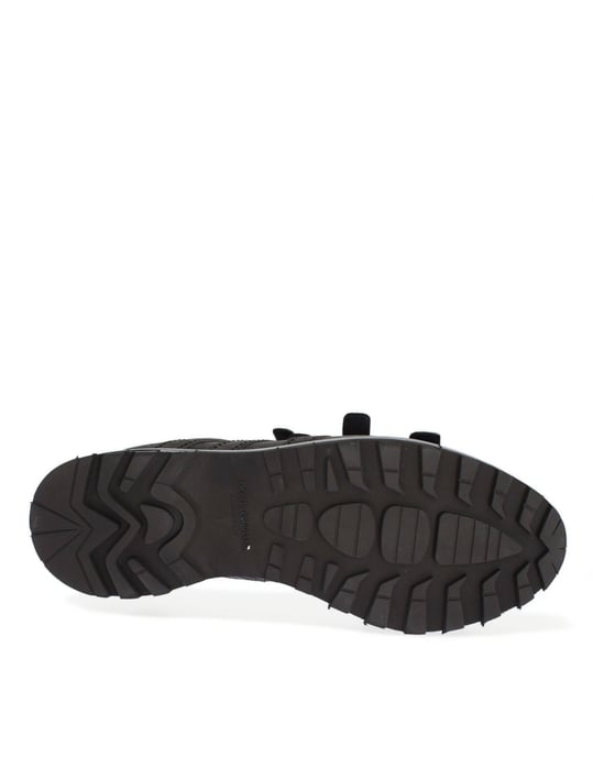 Dolce & Gabbana Graue Leder-Ankle-Strap-Stiefel - Image 5