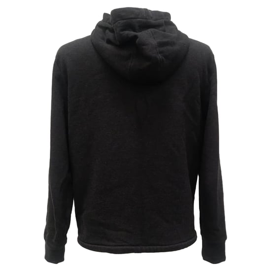 Moncler Reißverschluss-Padded Hoodie aus schwarzer Baumwolle - Image 2