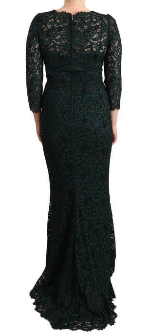 Spitzenkleid mit langen Ärmeln und V-Ausschnitt - Image 3