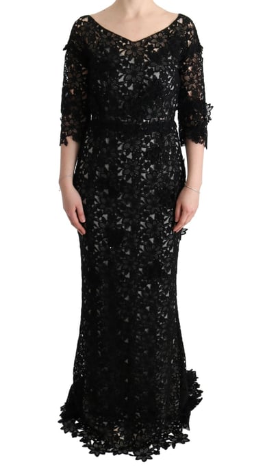 Florales Spitzen-Maxi-Kleid Stil Sig60574 - Image 1