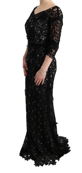 Florales Spitzen-Maxi-Kleid Stil Sig60574 - Image 3