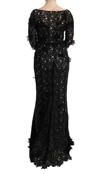 Florales Spitzen-Maxi-Kleid Stil Sig60574 - Image 4