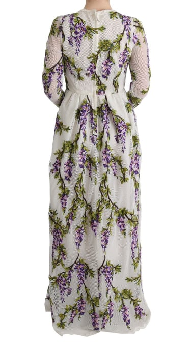 Wisteria Maxikleid mit langen Ärmeln und Blumenmuster - Image 4