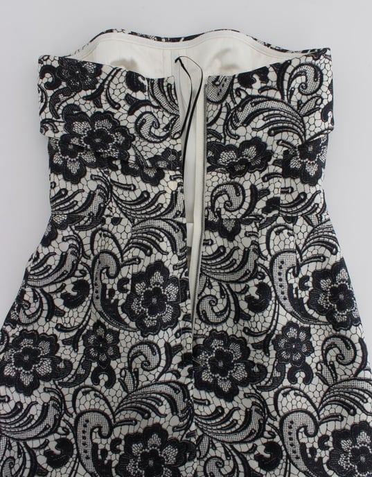 Spitzen-Maxi-Kleid mit floralem Druck Abendkleid - Image 5
