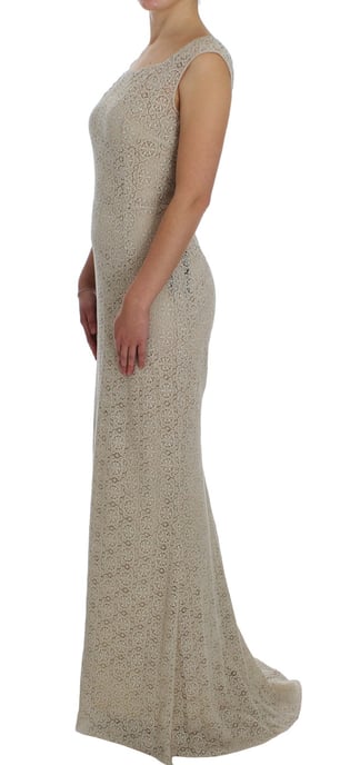 Spitzen-Maxikleid Beigenoc10101 - Image 2