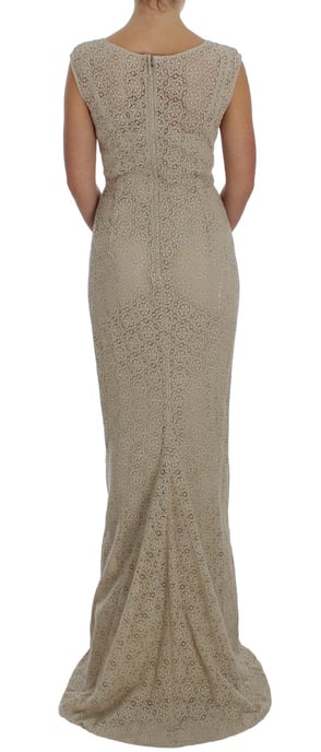 Spitzen-Maxikleid Beigenoc10101 - Image 3