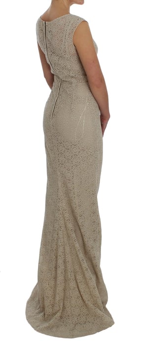 Spitzen-Maxikleid Beigenoc10101 - Image 4