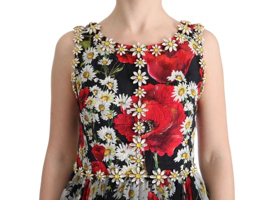 Blumenmuster Seide Chiffon A-Linie Maxikleid - Image 6