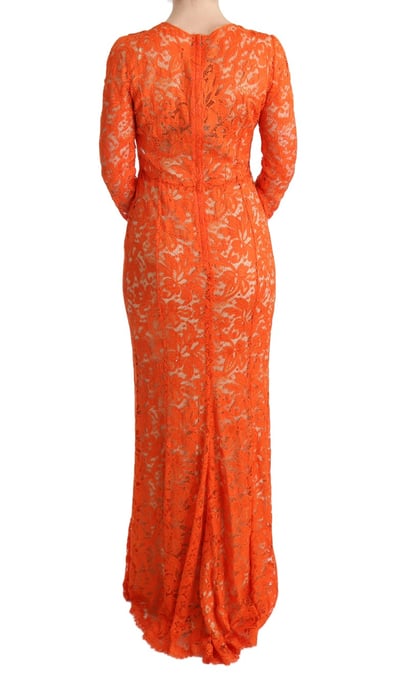 Spitzen-Maxi-Kleid mit langen Ärmeln - Image 3