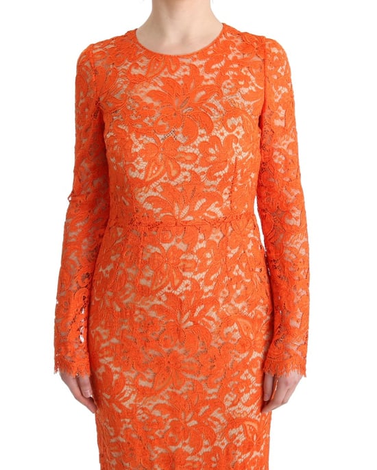 Spitzen-Maxi-Kleid mit langen Ärmeln - Image 5