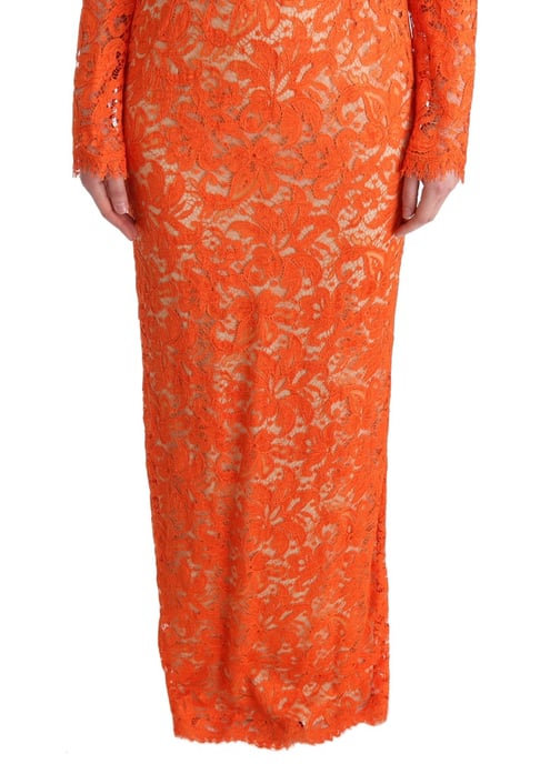 Spitzen-Maxi-Kleid mit langen Ärmeln - Image 6