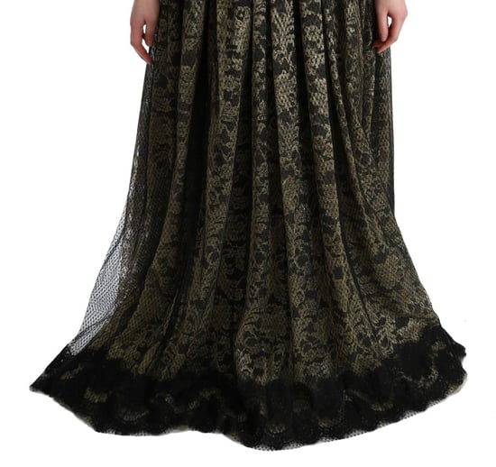 Spitzen-Abendkleid mit bestickten Gänseblümchen - Image 6
