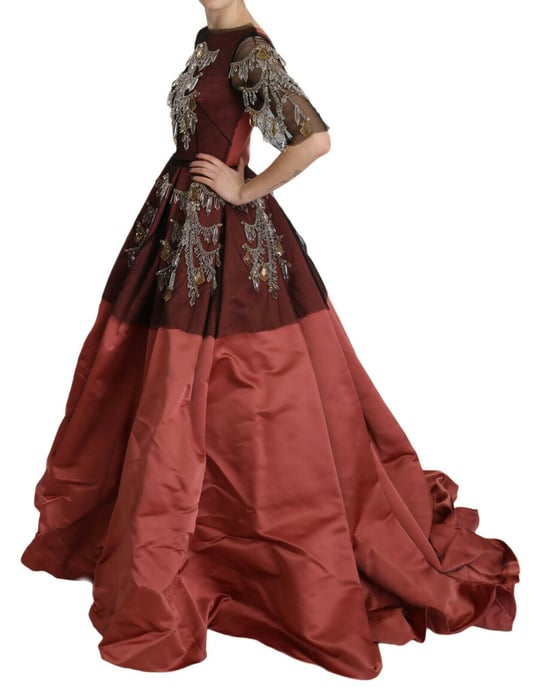 Verzierte A-Linie Kleid - Image 3