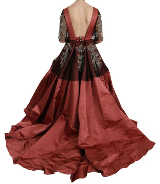 Verzierte A-Linie Kleid - Image 4