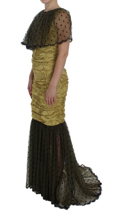 Dolce Gabbana Meerjungfrau Kleid mit kurzen Ärmeln - Image 2