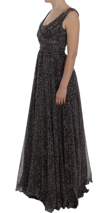 Dolce Gabbana Maxikleid Ärmellos Blumendruck - Image 2