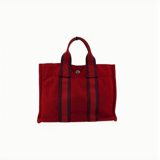 Hermes Vintage Stoff-Einkaufstasche Fourre-Tout - Image 3