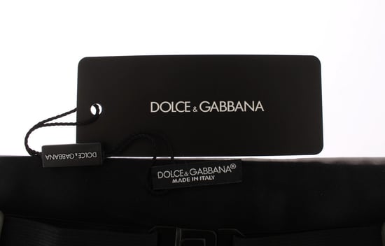 Dolce Gabbana Satin-Falten-Westen aus Seide in Grau - Image 3