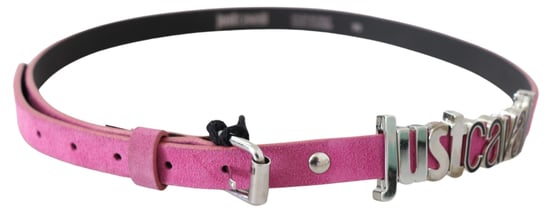 Just Cavalli Pink Silber Chrome Metall Schnalle Taillengürtel - Image 3