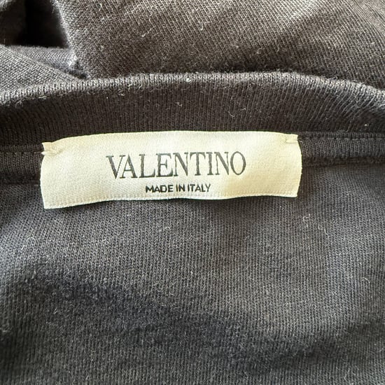 Valentino VLTN Logo T-Shirt aus schwarzer Baumwolle - Image 4