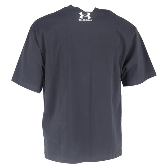 Balenciaga x Under Armour Logo-besticktes T-Shirt aus schwarzer Baumwolle - Image 3