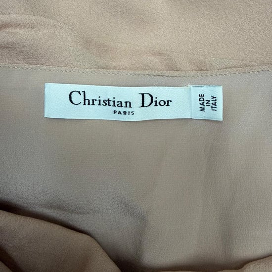 Dior Seitlich Gebundenes Midi-Kleid aus Pinker Seide - Image 4