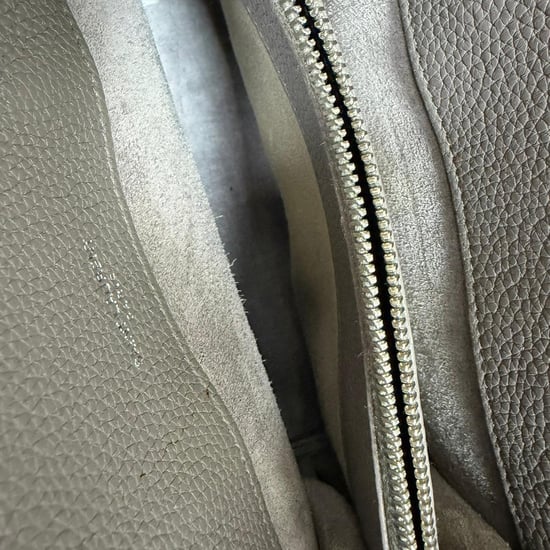 Saint Laurent Sac De Jour Nano Tasche aus grauem Leder - Image 6