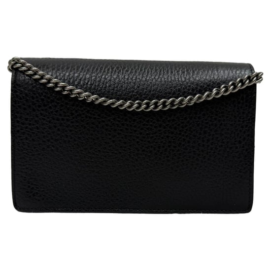 Gucci Mini Dionysus Schultertasche aus schwarzem Leder - Image 3