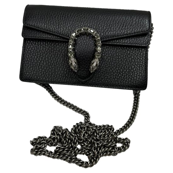 Gucci Mini Dionysus Schultertasche aus schwarzem Leder - Image 5