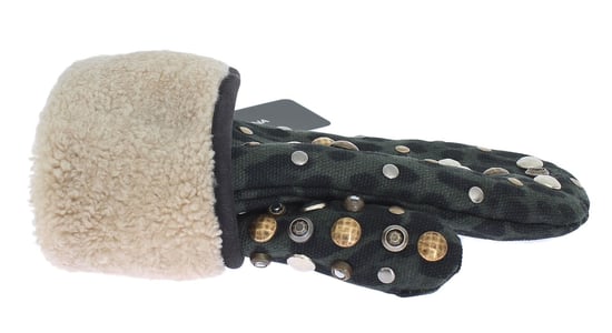 Leopardenmuster Nietenhandschuhe - Image 4