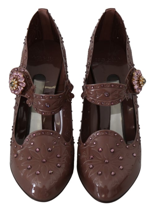 Dolce Gabbana Florale Mary Jane Pumps - Image 2