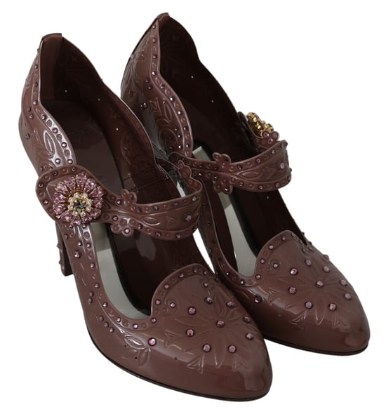Dolce Gabbana Florale Mary Jane Pumps - Image 3