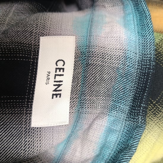 Celine Batik-Karierter Flanellhemd aus mehrfarbiger Baumwolle - Image 2