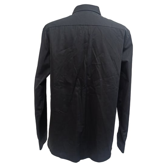 Burberry EKD-besticktes Hemd aus schwarzer Baumwolle - Image 4