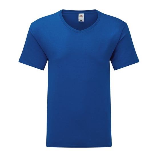 Fruit of the Loom - "Iconic 150" T-Shirt V-Ausschnitt für Herren (Königsblau) - Image 1