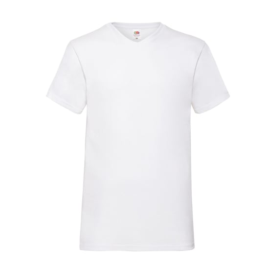 Fruit of the Loom - "Valueweight" T-Shirt V-Ausschnitt für Herren (Weiß) - Image 1